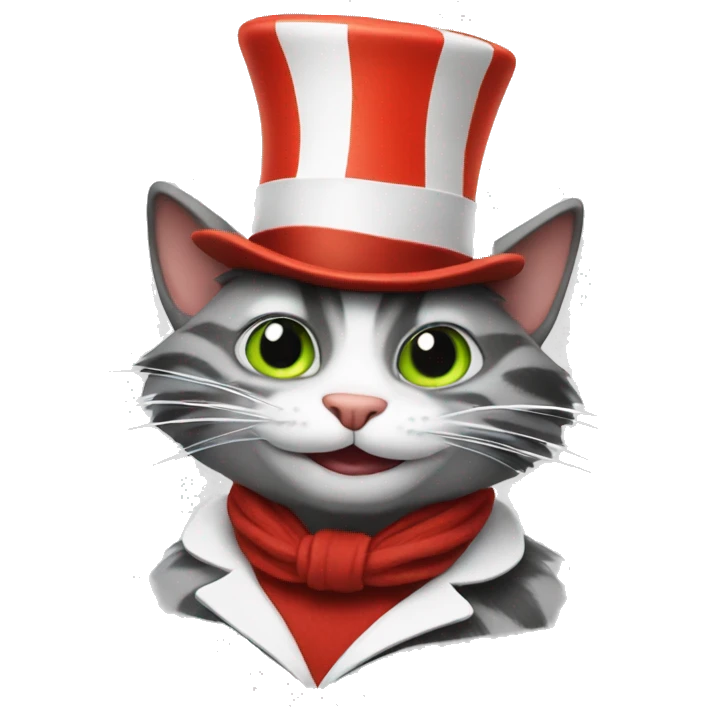 Cat in the hat emoji
