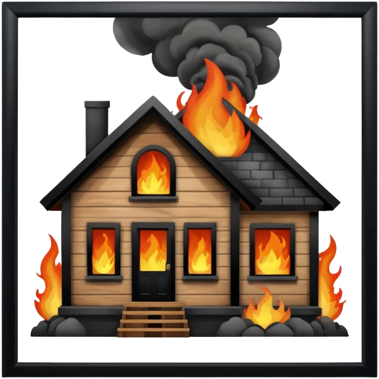 generate australlian house in fire emoji