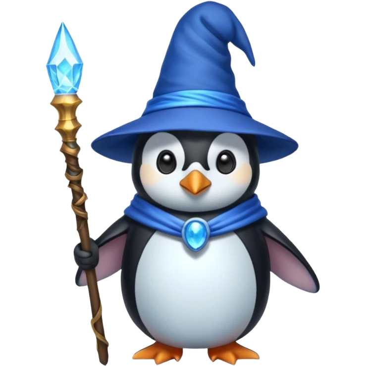Penguin Wizard emoji