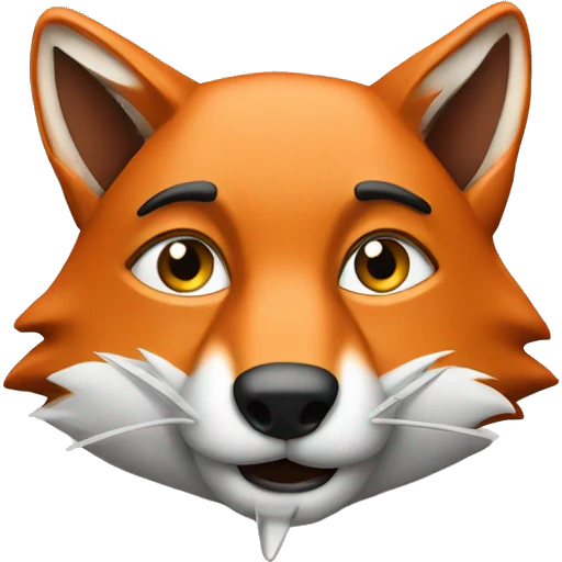 Fuchs mit zigarette emoji