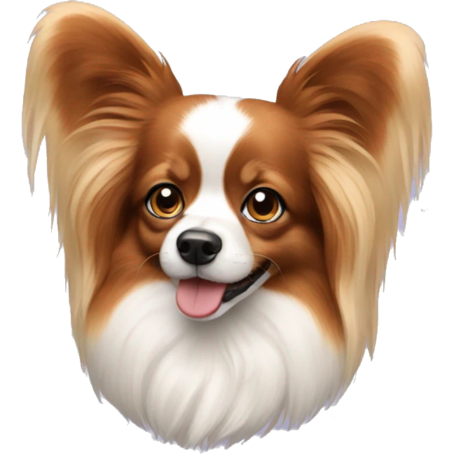 a papillon dog emoji