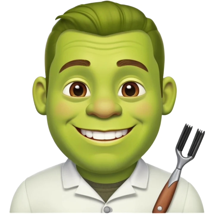 Барбер шрек  emoji
