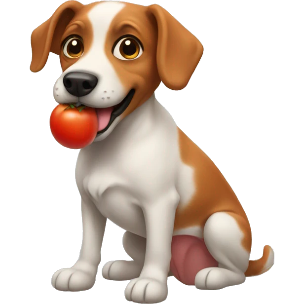 tomato dog emoji