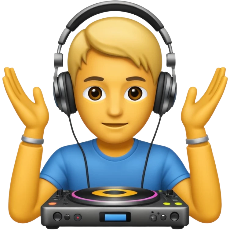 DJ with headphones emoji