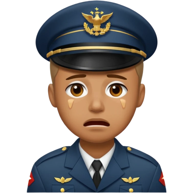 soldier crying emoji