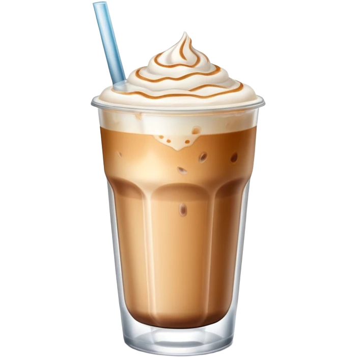 Iced latte emoji