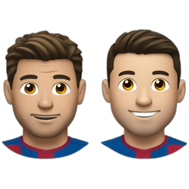 Ronaldo et messi emoji