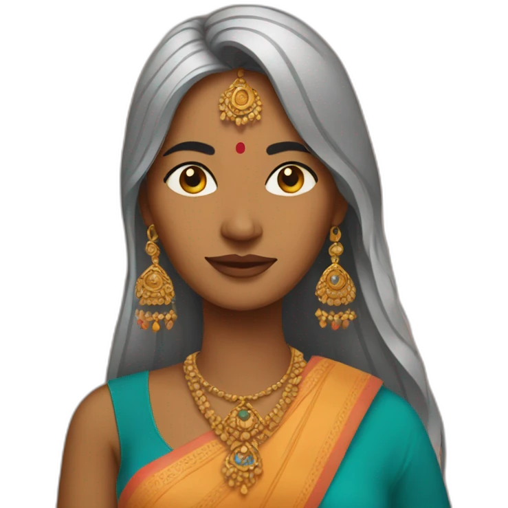Indian woman emoji