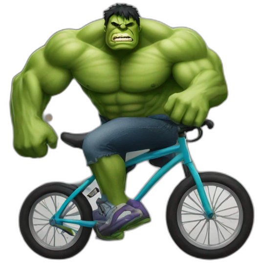 hulk-riding-bicycle emoji