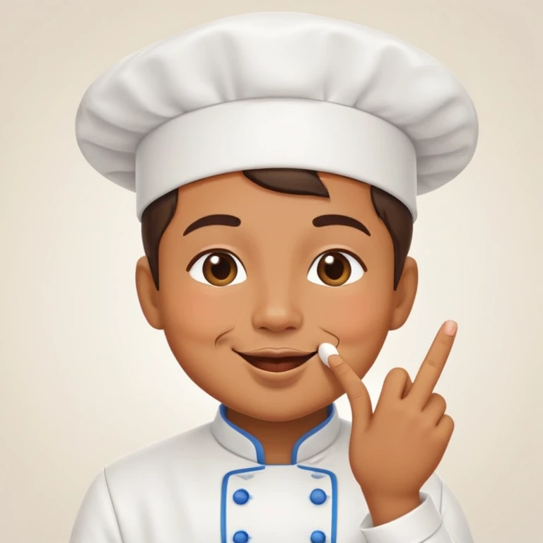 Chef blowing a kiss emoji