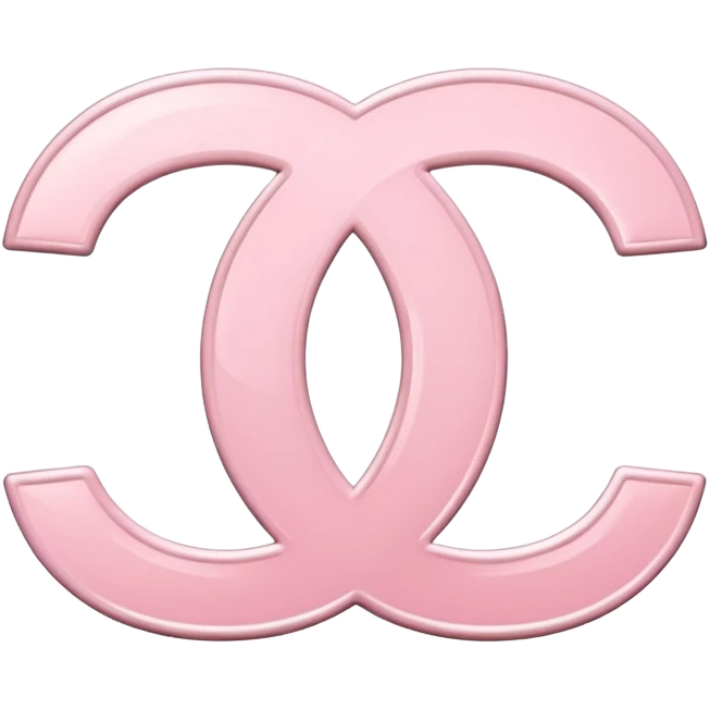 light pink chanel logo emoji