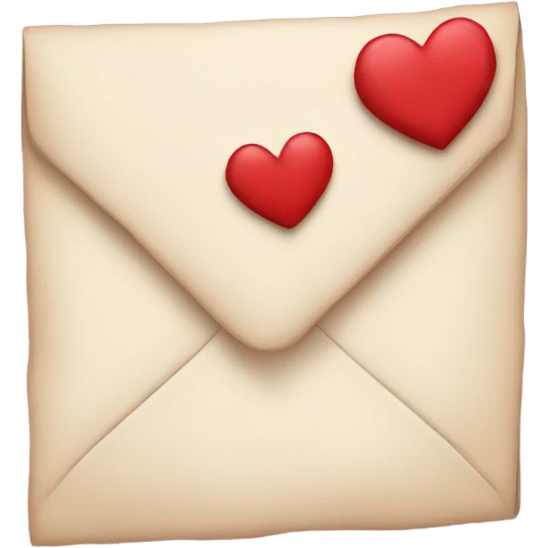 A love letter  emoji
