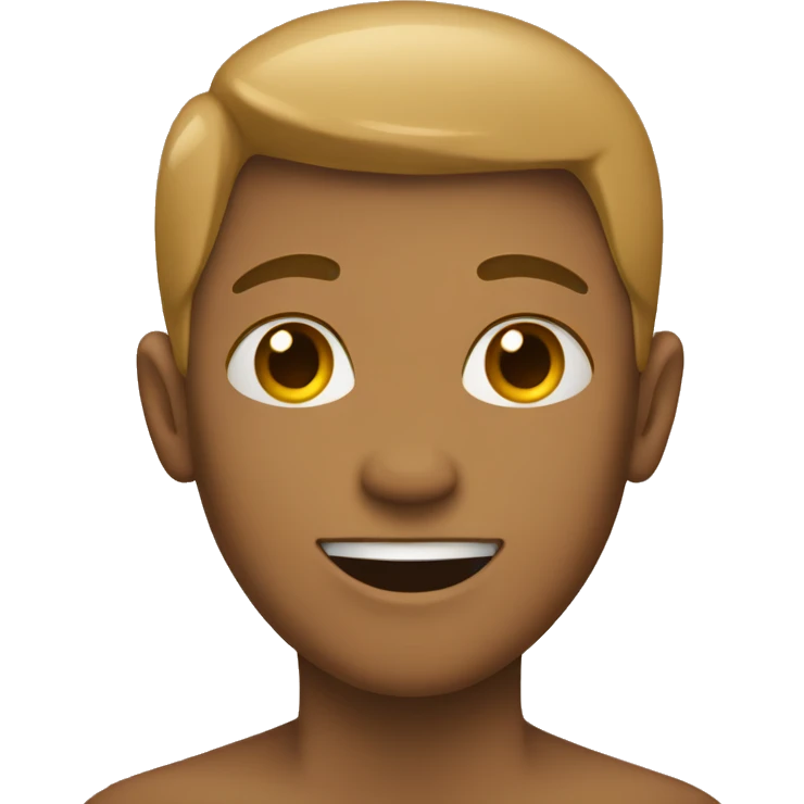 a tan colored heart emoji