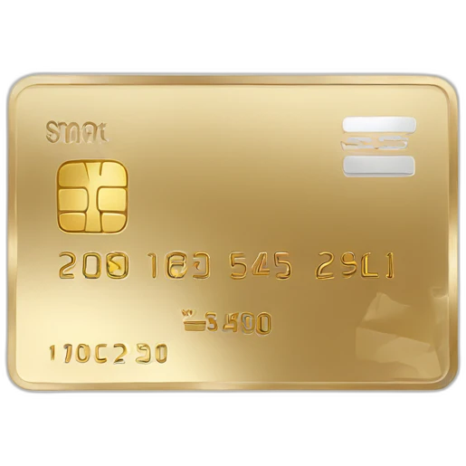 white gold credit card emoji