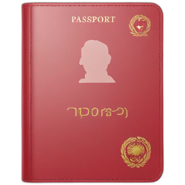 Red Turkish passport emoji