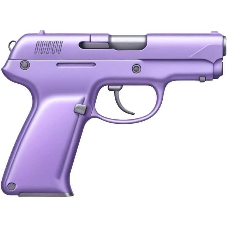 Pale purple gun emoji
