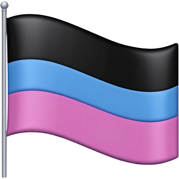 Straight ally flag combined with bisexual flag emoji