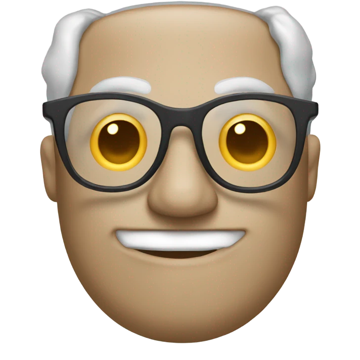 Cheese head with glasses  emoji
