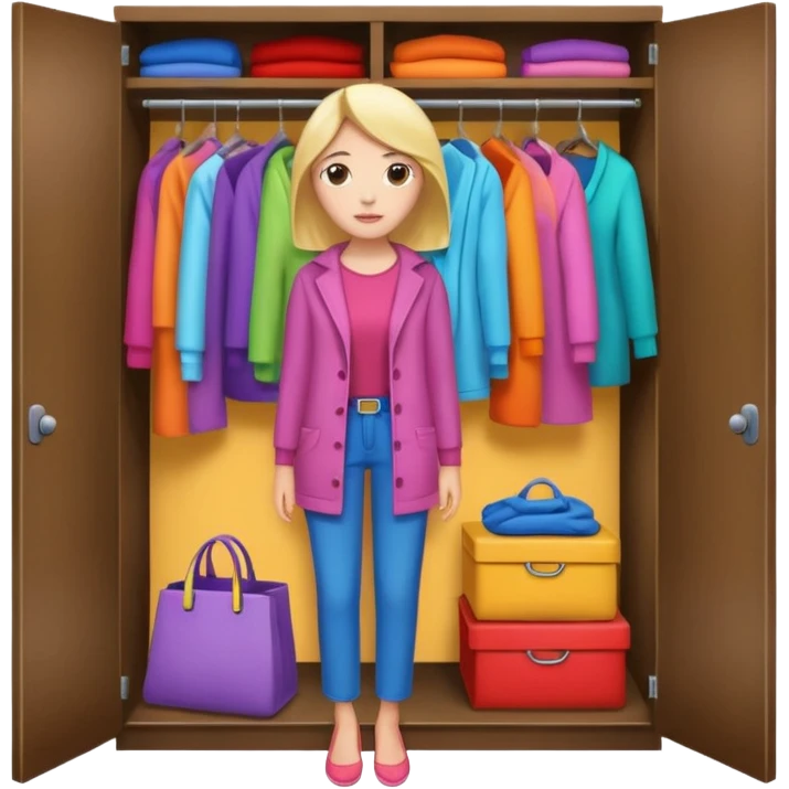 Women closet emoji