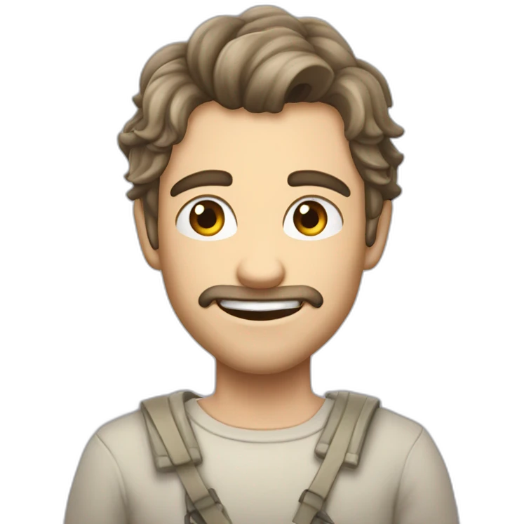 lucius best qui serre les dents et a la tête gelé emoji