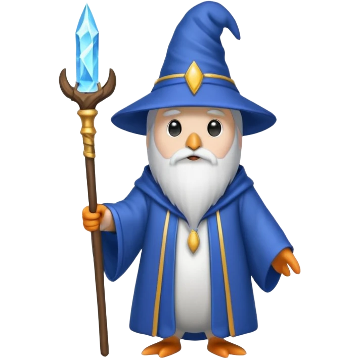 Penguin Wizard emoji