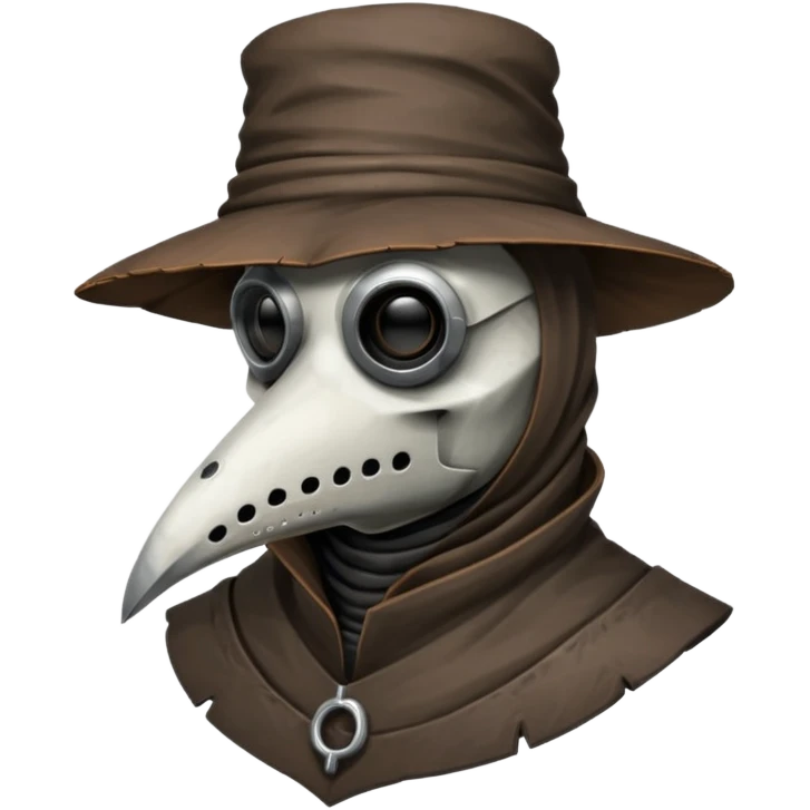 plague doctor head emoji