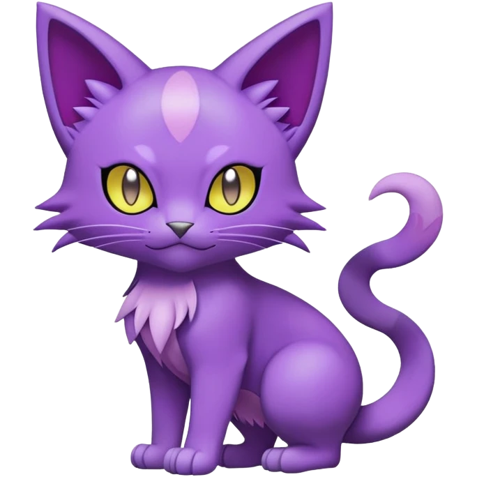 Purrloin-Delcatty-Pokémon-Fakémon-hybrid-creature (full body) emoji