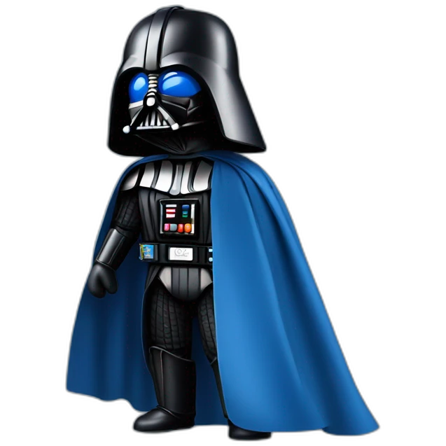 Blue darth vador emoji