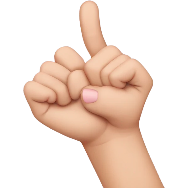 Pinky promise emoji