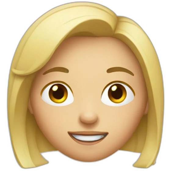 Girl drunk emoji