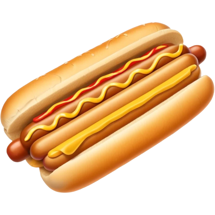 hot dog with french fries emoji