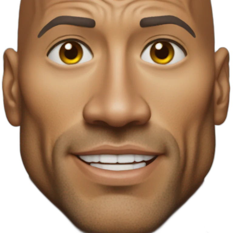 Dwayne Johnson emoji