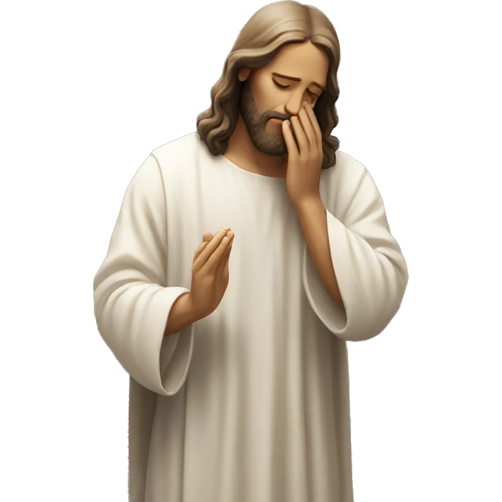 jesus praying emoji