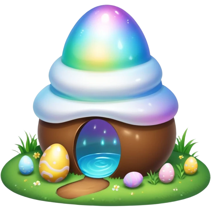 magical poop easter shire landscape  emoji