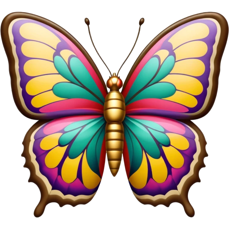 Gucci monogram butterfly emoji