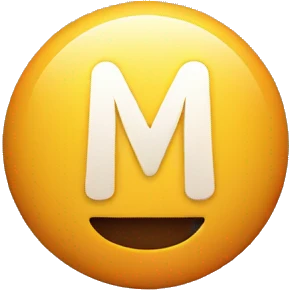 Pill with m logo on it emoji