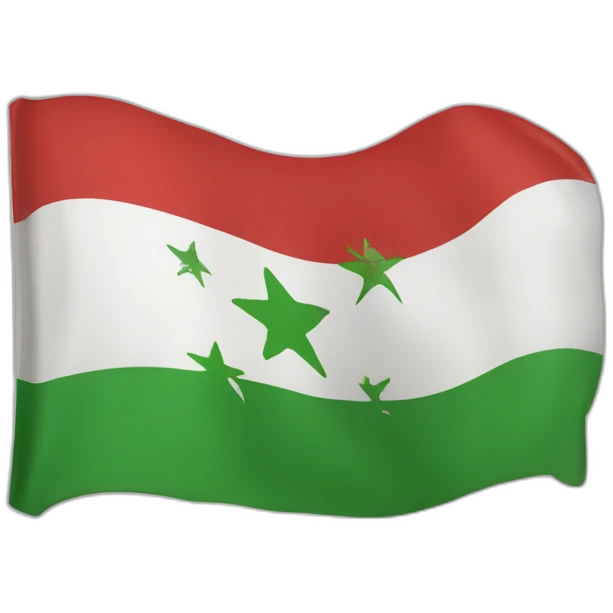 Drapeau Syrie libre emoji