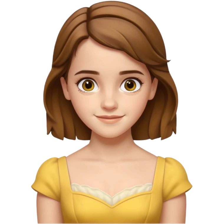 emma watson as belle Cinematic Realistic emoji