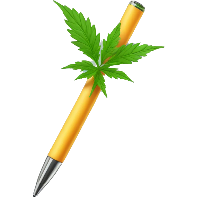 Weed pen emoji