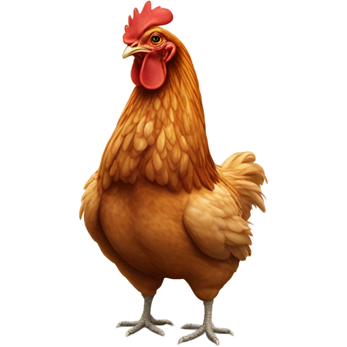 Back of a chicken emoji