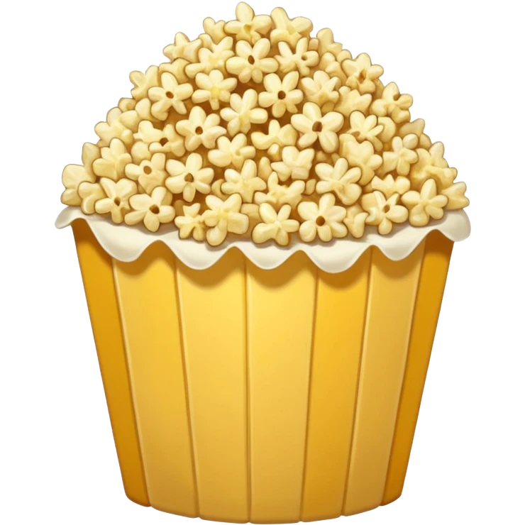 close-up of popcorn in 16 x 9 aspect ratio emoji