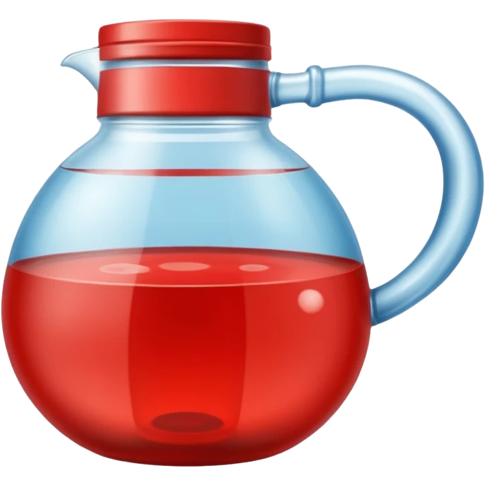 Jarra de agua sabor jamaica emoji