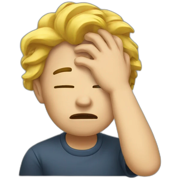 facepalm emoji