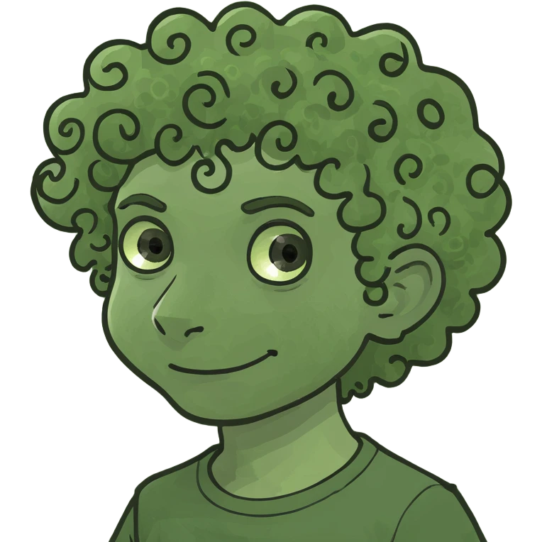 Curly boy emoji