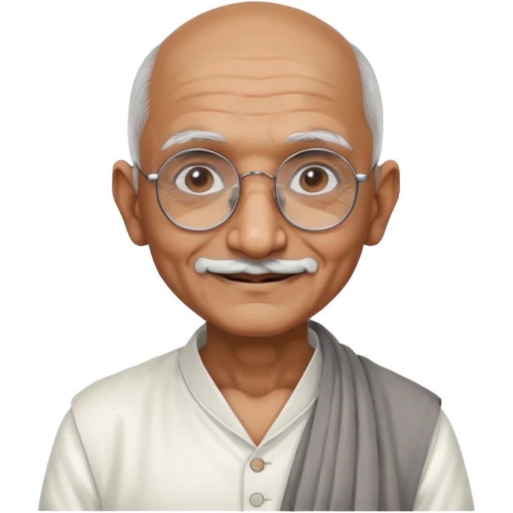 Mahatma Gandhi emoji emoji