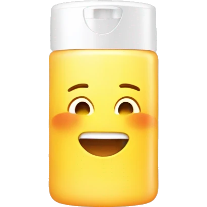 facial sunscreen bottle emoji