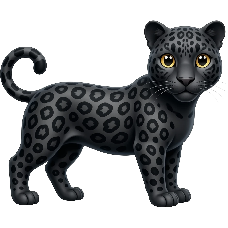 It has simply to be like this 🐆 but colored black emoji