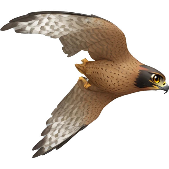 Falcon fly emoji