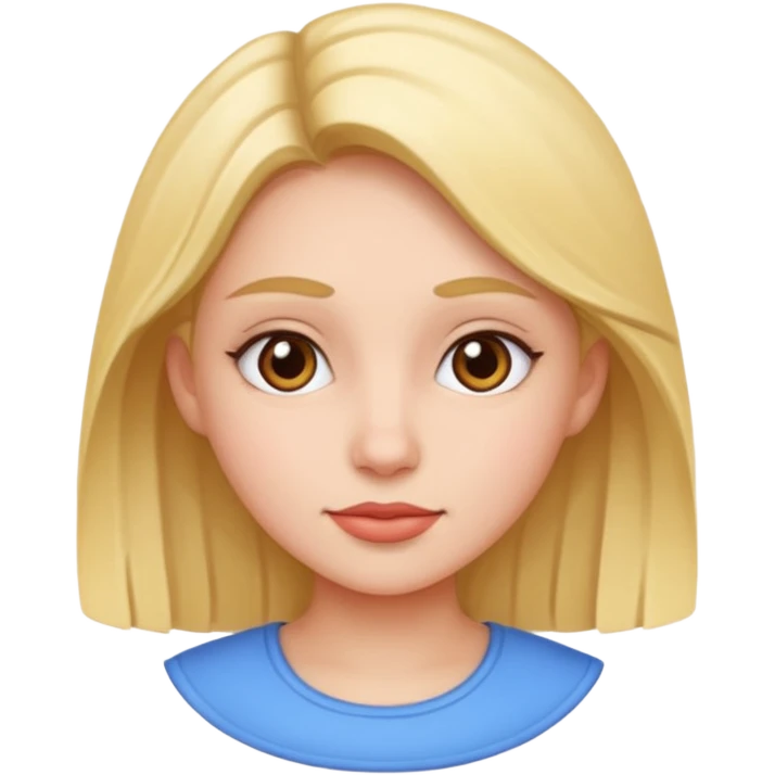 Una ragazza emoji