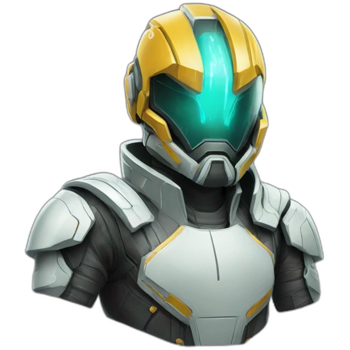 futuristic Galactic Vanguard Jacket armored emoji